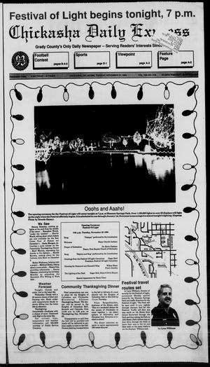 Chickasha Daily Express (Chickasha, Okla.), Vol. 102, No. 219, Ed. 1 Tuesday, November 23, 1993