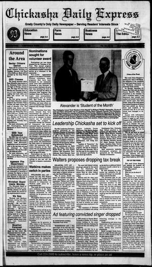 Primary view of object titled 'Chickasha Daily Express (Chickasha, Okla.), Vol. 103, No. 259, Ed. 1 Sunday, January 9, 1994'.