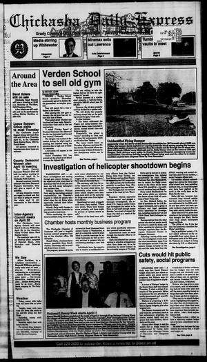 Chickasha Daily Express (Chickasha, Okla.), Vol. 104, No. 29, Ed. 1 Friday, April 15, 1994