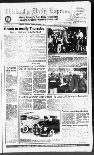 Chickasha Daily Express (Chickasha, Okla.), Vol. 104, No. 202, Ed. 1 Thursday, November 3, 1994