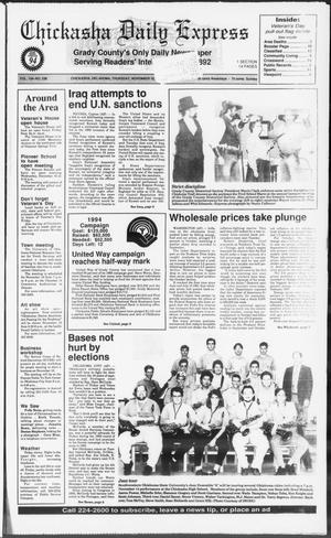 Chickasha Daily Express (Chickasha, Okla.), Vol. 104, No. 208, Ed. 1 Thursday, November 10, 1994