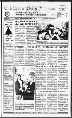 Chickasha Daily Express (Chickasha, Okla.), Vol. 104, No. 214, Ed. 1 Thursday, November 17, 1994