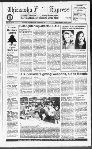 Chickasha Daily Express (Chickasha, Okla.), Vol. 104, No. 215, Ed. 1 Friday, November 18, 1994