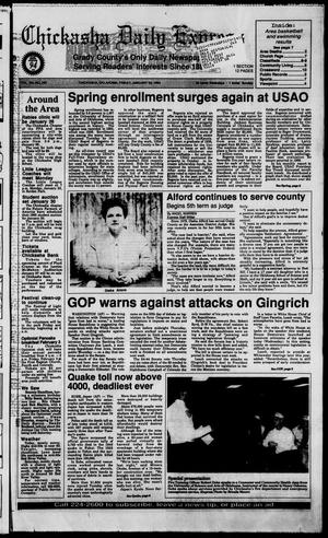 Chickasha Daily Express (Chickasha, Okla.), Vol. 104, No. 267, Ed. 1 Friday, January 20, 1995