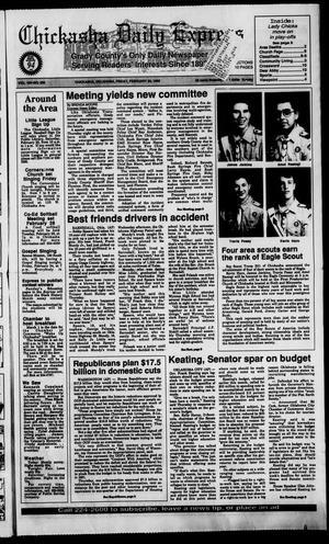 Chickasha Daily Express (Chickasha, Okla.), Vol. 104, No. 296, Ed. 1 Friday, February 24, 1995