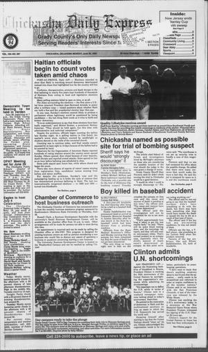 Chickasha Daily Express (Chickasha, Okla.), Vol. 104, No. 397, Ed. 1 Monday, June 26, 1995