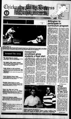Chickasha Daily Express (Chickasha, Okla.), Vol. 105, No. 114, Ed. 1 Monday, July 31, 1995