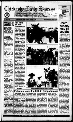 Chickasha Daily Express (Chickasha, Okla.), Vol. 105, No. 146, Ed. 1 Thursday, September 7, 1995