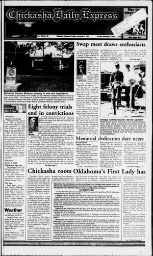Primary view of object titled 'Chickasha Daily Express (Chickasha, Okla.), Vol. 105, No. 195, Ed. 1 Sunday, November 5, 1995'.