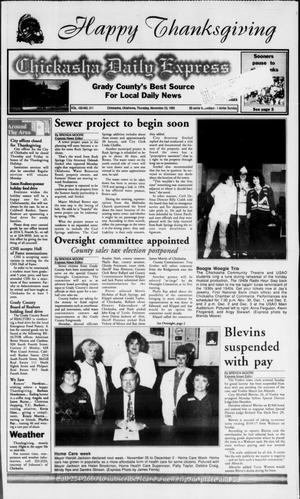Chickasha Daily Express (Chickasha, Okla.), Vol. 105, No. 211, Ed. 1 Thursday, November 23, 1995