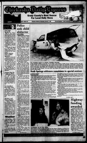 Chickasha Daily Express (Chickasha, Okla.), Vol. 105, No. 272, Ed. 1 Wednesday, February 7, 1996