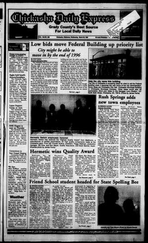 Chickasha Daily Express (Chickasha, Okla.), Vol. 105, No. 308, Ed. 1 Wednesday, March 20, 1996