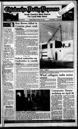 Chickasha Daily Express (Chickasha, Okla.), Vol. 105, No. 321, Ed. 1 Thursday, April 4, 1996