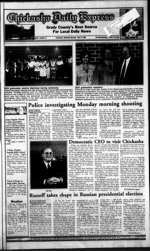 Chickasha Daily Express (Chickasha, Okla.), Vol. 106, No. 72, Ed. 1 Monday, June 17, 1996