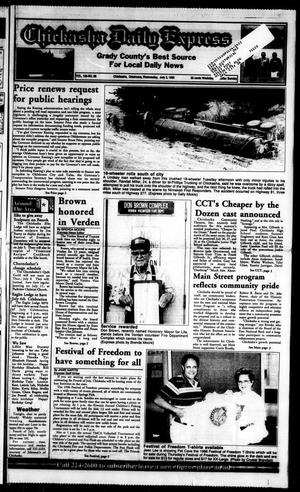 Chickasha Daily Express (Chickasha, Okla.), Vol. 106, No. 86, Ed. 1 Wednesday, July 3, 1996