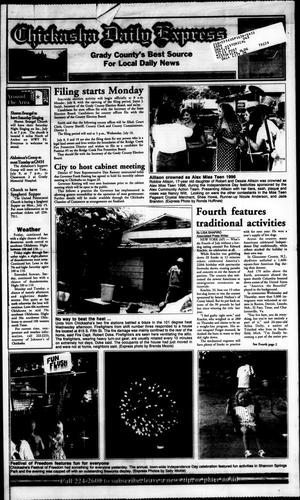 Chickasha Daily Express (Chickasha, Okla.), Vol. [106], No. [87], Ed. 1 Friday, July 5, 1996