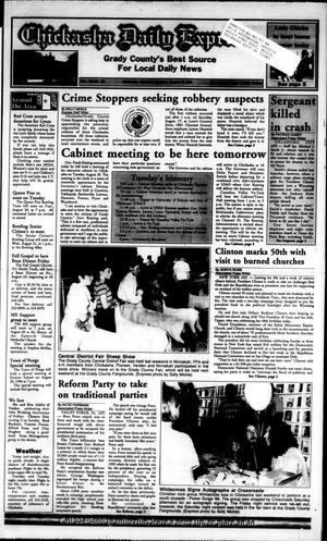 Chickasha Daily Express (Chickasha, Okla.), Vol. 106, No. 126, Ed. 1 Monday, August 19, 1996