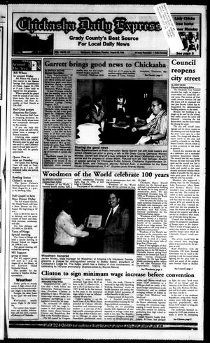 Chickasha Daily Express (Chickasha, Okla.), Vol. 106, No. 127, Ed. 1 Tuesday, August 20, 1996
