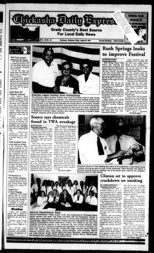 Primary view of object titled 'Chickasha Daily Express (Chickasha, Okla.), Vol. 106, No. 130, Ed. 1 Friday, August 23, 1996'.