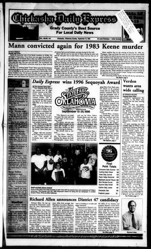Chickasha Daily Express (Chickasha, Okla.), Vol. 106, No. 148, Ed. 1 Sunday, September 15, 1996