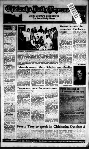 Chickasha Daily Express (Chickasha, Okla.), Vol. [106], No. [156], Ed. 1 Monday, September 23, 1996