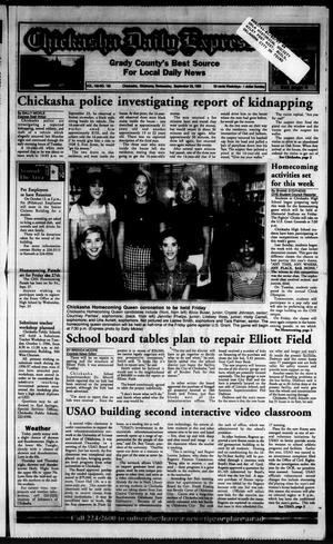 Chickasha Daily Express (Chickasha, Okla.), Vol. 106, No. 158, Ed. 1 Wednesday, September 25, 1996
