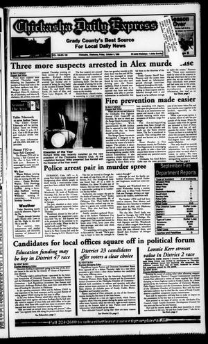Chickasha Daily Express (Chickasha, Okla.), Vol. 106, No. 166, Ed. 1 Friday, October 4, 1996