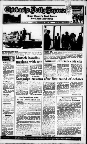 Chickasha Daily Express (Chickasha, Okla.), Vol. 106, No. 168, Ed. 1 Monday, October 7, 1996
