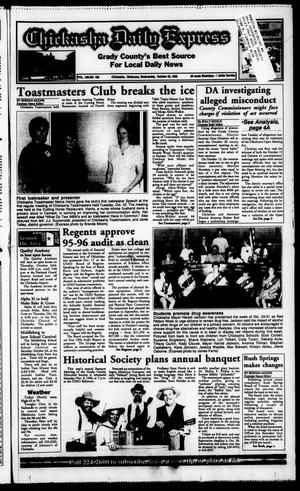 Chickasha Daily Express (Chickasha, Okla.), Vol. 106, No. 182, Ed. 1 Wednesday, October 23, 1996
