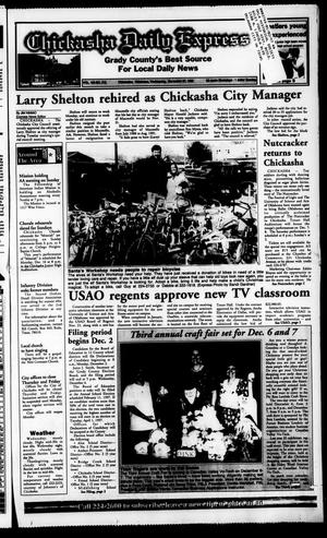 Chickasha Daily Express (Chickasha, Okla.), Vol. 106, No. 212, Ed. 1 Wednesday, November 27, 1996