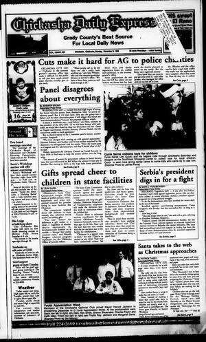 Primary view of object titled 'Chickasha Daily Express (Chickasha, Okla.), Vol. 106, No. 222, Ed. 1 Monday, December 9, 1996'.