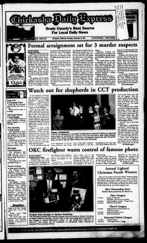 Primary view of object titled 'Chickasha Daily Express (Chickasha, Okla.), Vol. 106, No. 225, Ed. 1 Thursday, December 12, 1996'.