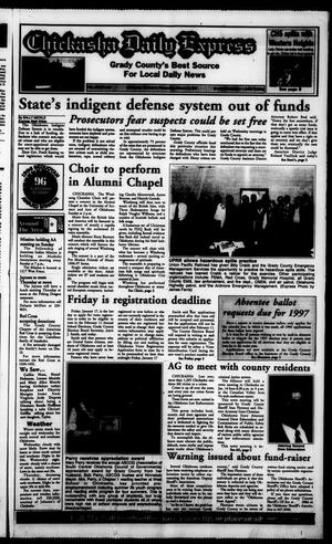 Chickasha Daily Express (Chickasha, Okla.), Vol. [106], No. [249], Ed. 1 Wednesday, January 8, 1997