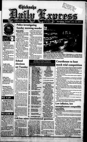 Chickasha Daily Express (Chickasha, Okla.), Vol. 106, No. 277, Ed. 1 Monday, February 10, 1997