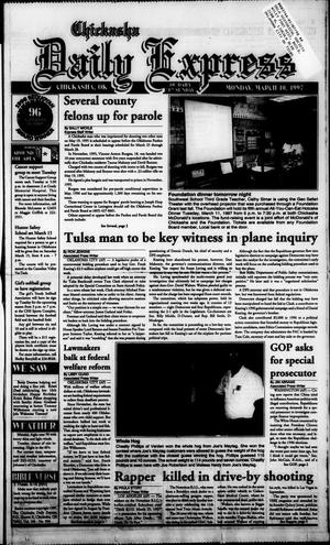 Chickasha Daily Express (Chickasha, Okla.), Vol. 106, No. 304, Ed. 1 Monday, March 10, 1997
