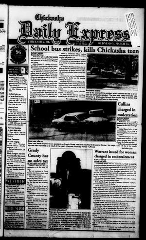 Chickasha Daily Express (Chickasha, Okla.), Vol. 106, No. 319, Ed. 1 Wednesday, March 26, 1997