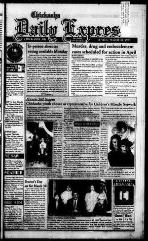 Chickasha Daily Express (Chickasha, Okla.), Vol. 106, No. 322, Ed. 1 Sunday, March 30, 1997