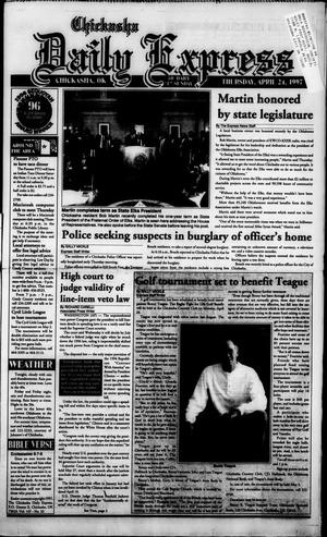 Chickasha Daily Express (Chickasha, Okla.), Vol. 107, No. 32, Ed. 1 Thursday, April 24, 1997