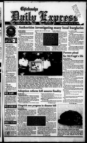 Chickasha Daily Express (Chickasha, Okla.), Vol. 107, No. 74, Ed. 1 Thursday, June 12, 1997