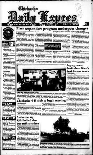 Chickasha Daily Express (Chickasha, Okla.), Vol. 107, No. 135, Ed. 1 Monday, September 1, 1997