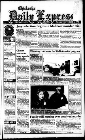 Chickasha Daily Express (Chickasha, Okla.), Vol. 107, No. 140, Ed. 1 Monday, September 8, 1997