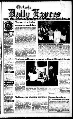 Chickasha Daily Express (Chickasha, Okla.), Vol. 107, No. 144, Ed. 1 Friday, September 12, 1997