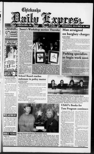 Primary view of object titled 'Chickasha Daily Express (Chickasha, Okla.), Ed. 1 Wednesday, December 10, 1997'.
