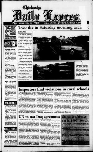 Chickasha Daily Express (Chickasha, Okla.), Ed. 1 Monday, March 9, 1998