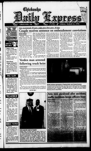 Chickasha Daily Express (Chickasha, Okla.), Ed. 1 Friday, March 13, 1998