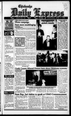 Chickasha Daily Express (Chickasha, Okla.), Ed. 1 Wednesday, April 22, 1998
