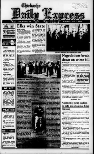 Primary view of object titled 'Chickasha Daily Express (Chickasha, Okla.), Ed. 1 Thursday, May 7, 1998'.