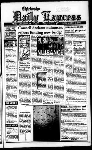 Chickasha Daily Express (Chickasha, Okla.), Ed. 1 Tuesday, August 4, 1998
