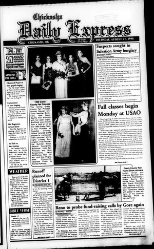 Chickasha Daily Express (Chickasha, Okla.), Ed. 1 Thursday, August 27, 1998