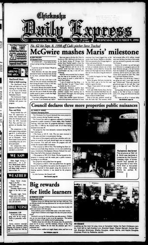 Chickasha Daily Express (Chickasha, Okla.), Ed. 1 Wednesday, September 9, 1998